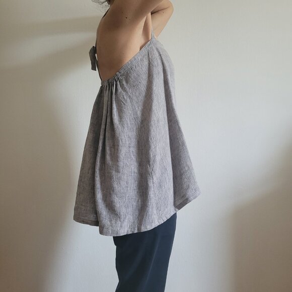 Pip Squeak Chapeau Linen Summer Top - Picture 1 of 7